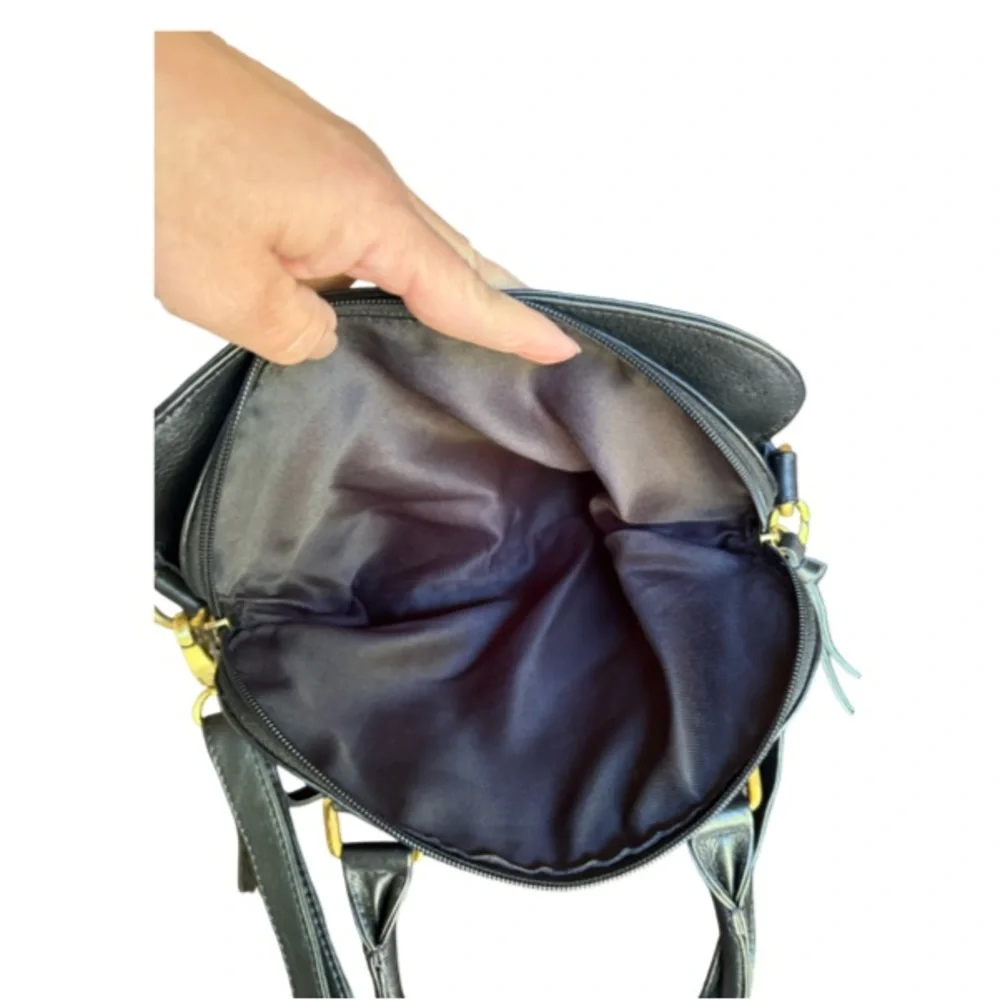 Great American Leatherworks Black Leather Handbag - Picture 10 of 14